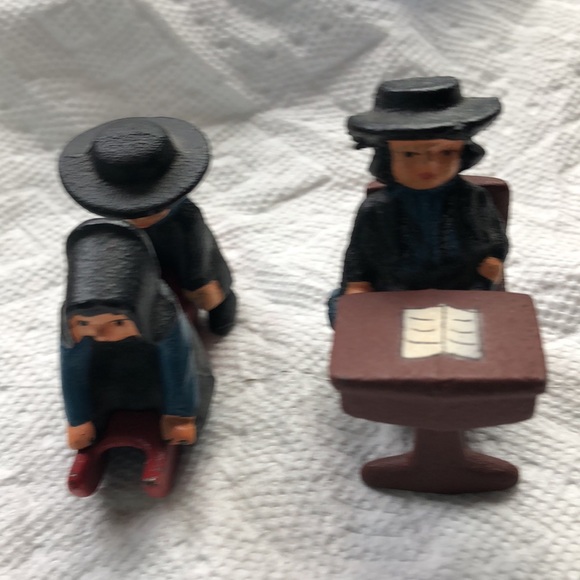 Cast Iron Figurines 5 Pieces - Picture 2 of 8